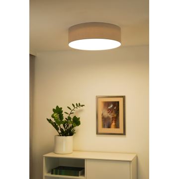 Duolla - Plafoniera LED CORTINA LED/26W/230V diametro 45 cm grigio