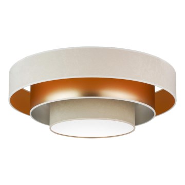 Duolla - Plafoniera LED LUNETA LED/26W/230V diametro 60 cm 4000K color crema/oro/beige