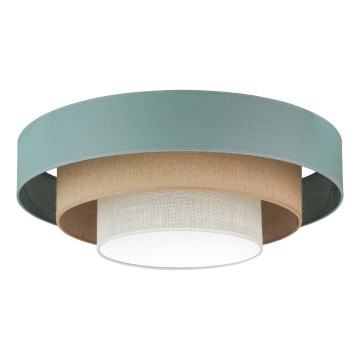 Duolla - Plafoniera LED LUNETA LED/26W/230V diametro 60 cm 4000K turchese/beige/color crema