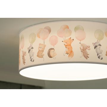 Duolla - Plafoniera LED per bambini CORTINA LED/26W/230V diametro 40 cm 4000K