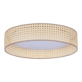 Duolla - Plafoniera LED ROLLER LED/24W/230V rattan