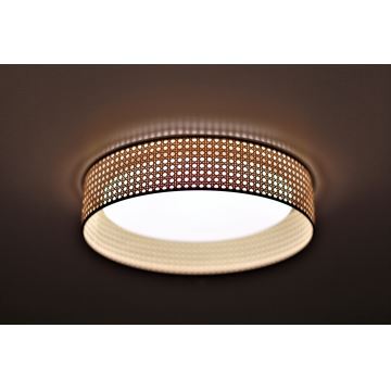 Duolla - Plafoniera LED ROLLER LED/24W/230V rattan