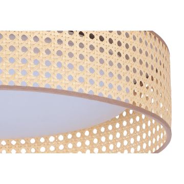 Duolla - Plafoniera LED ROLLER LED/24W/230V rattan