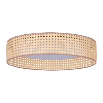 Duolla - Plafoniera LED ROLLER LED/24W/230V rattan