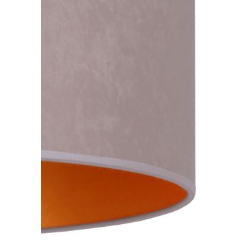 Duolla - Plafoniera ROLLER 1xE27/15W/230V diametro 40 cm grigio/oro