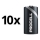 Duracell - 10 pz Batteria alcalina Procell Industrial LR20/D 1,5V 15476 mAh