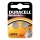 Duracell - 2 pz Batteria alcalina LR44/A76 1,5V 150 mAh