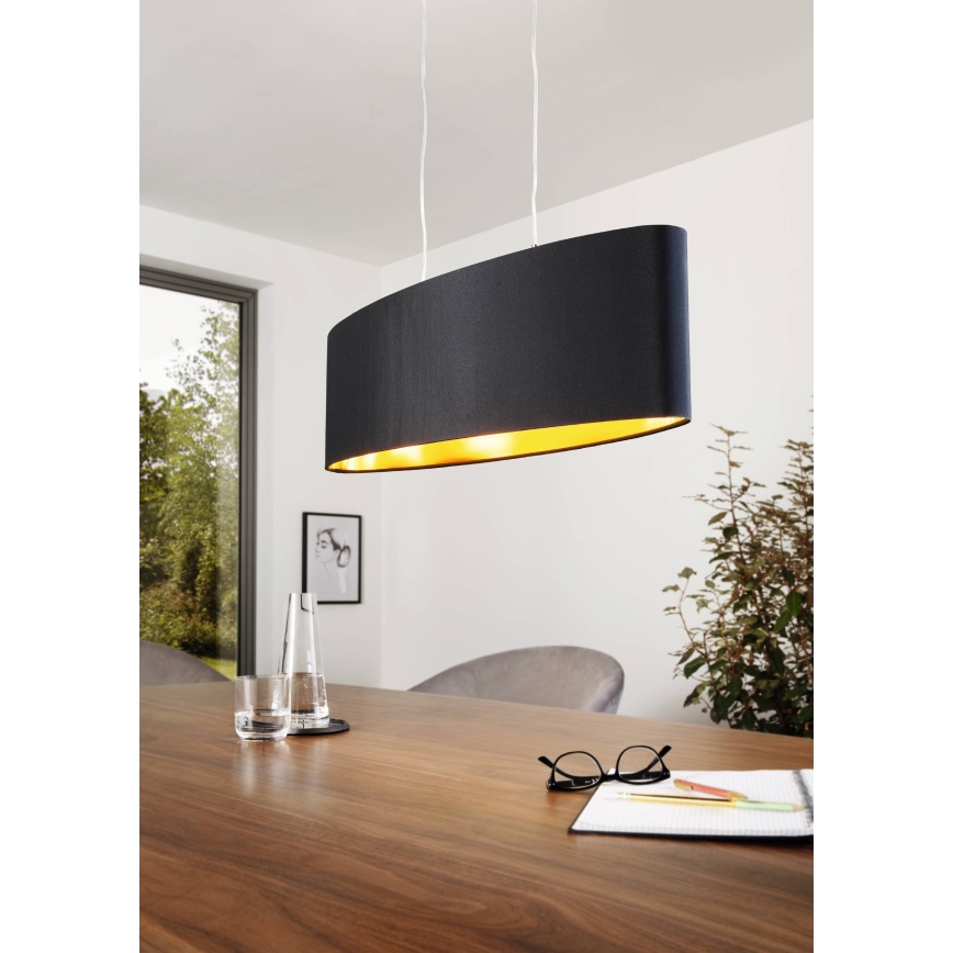 Eglo - Lampadario a sospensione con filo 2xE27/60W/230V