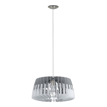 Eglo 32826 - Lampadario ARTANA 1xE27/60W/230V grigio 480mm