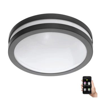 Eglo 33571 - Lampada LED dimmerabile da bagno LOCANA-C LED/14W/230V IP44 nero