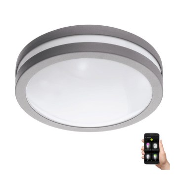 Eglo 33572 - Lampada LED dimmerabile da bagno LOCANA-C LED/14W/230V IP44 argento