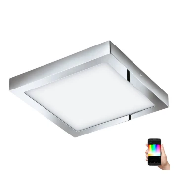 Eglo 33668-LED RGBW Lampada da bagno dimmerabile FUEVA-C 21W/230V 30x30cm IP44