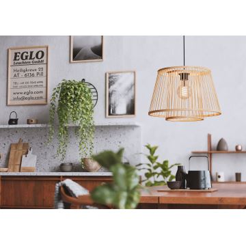 Eglo 43852 - Lampadario a sospensione con filo HYKEHAM 1xE27/40W/230V