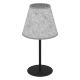 Eglo - Lampada da tavolo 1xE27/40W/230V grigio