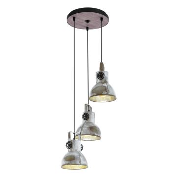 Eglo - Lampadario a sospensione con filo 3xE27/40W/230V