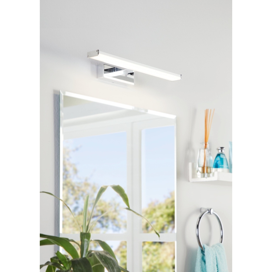 Eglo 74051 - Illuminazione a LED per specchi da bagno GALENZANA LED/7,4W/230V 4000K 40 cm IP44 cromo