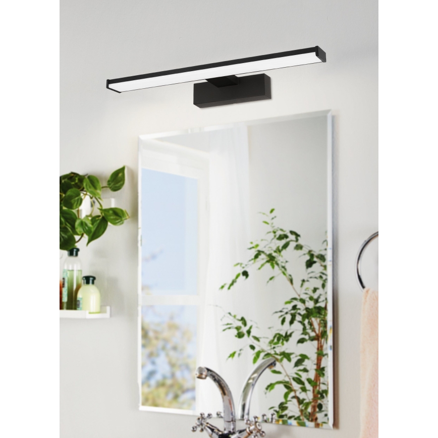 Eglo 74061 - Illuminazione a LED per specchi da bagno GALENZANA LED/7,4W/230V 4000K 40 cm IP44 nero