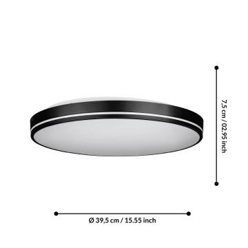 Eglo - Plafoniera LED dimmerabile LED/22W/230V 3000-6500K + telecomando