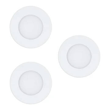 Eglo 78195 - SET 3x Lampada LED da incasso FUEVA LED/2,7W/230V