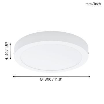 Eglo 78203 - Plafoniera LED FUEVA LED/22W/230V