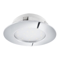 Eglo 78748 - Lampada da incasso LED dimmerabile PINEDA LED/12W/230V cromo