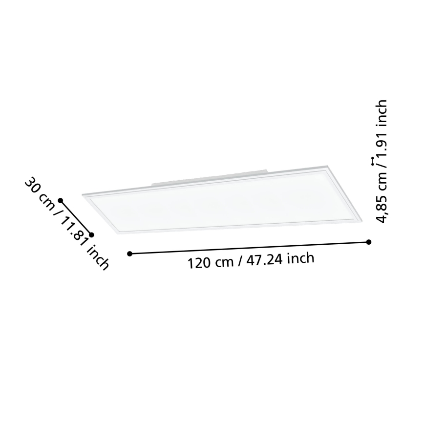 Eglo - Plafoniera LED dimmerabile LED/33,5W/230V bianco ZigBee