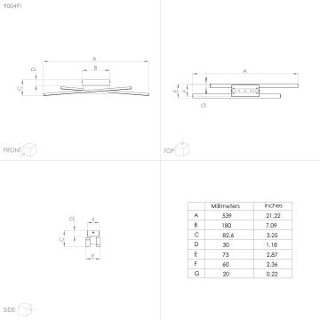 Eglo - Applique a LED 2xLED/6,3W/230V