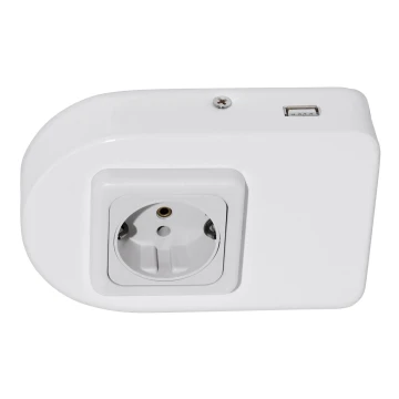 Eglo 94663 - Presa sottopensile con USB TAXANO