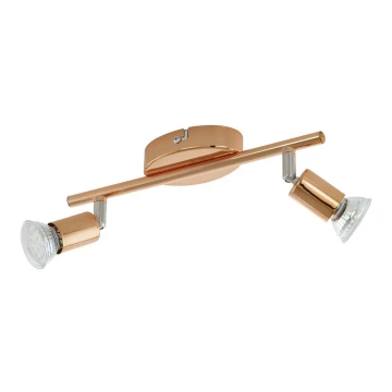 Eglo 94773 - Faretto LED BUZZ-COPPER 2xGU10/3W/230V