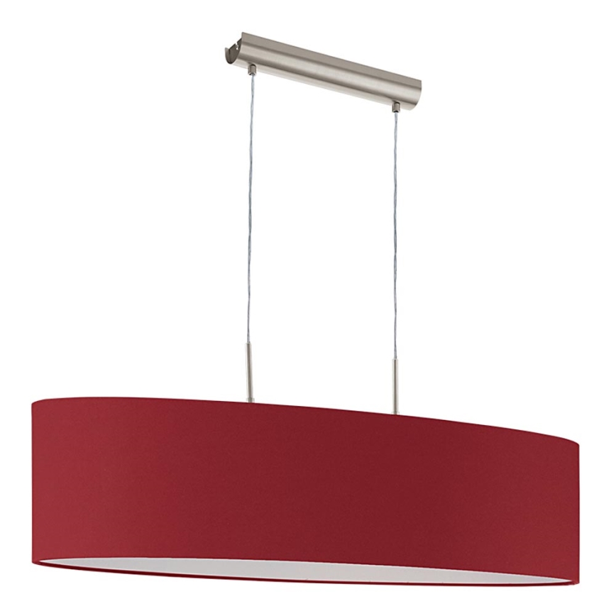 Eglo 94904 - Lampadario PASTERI 2xE27/60W/230V