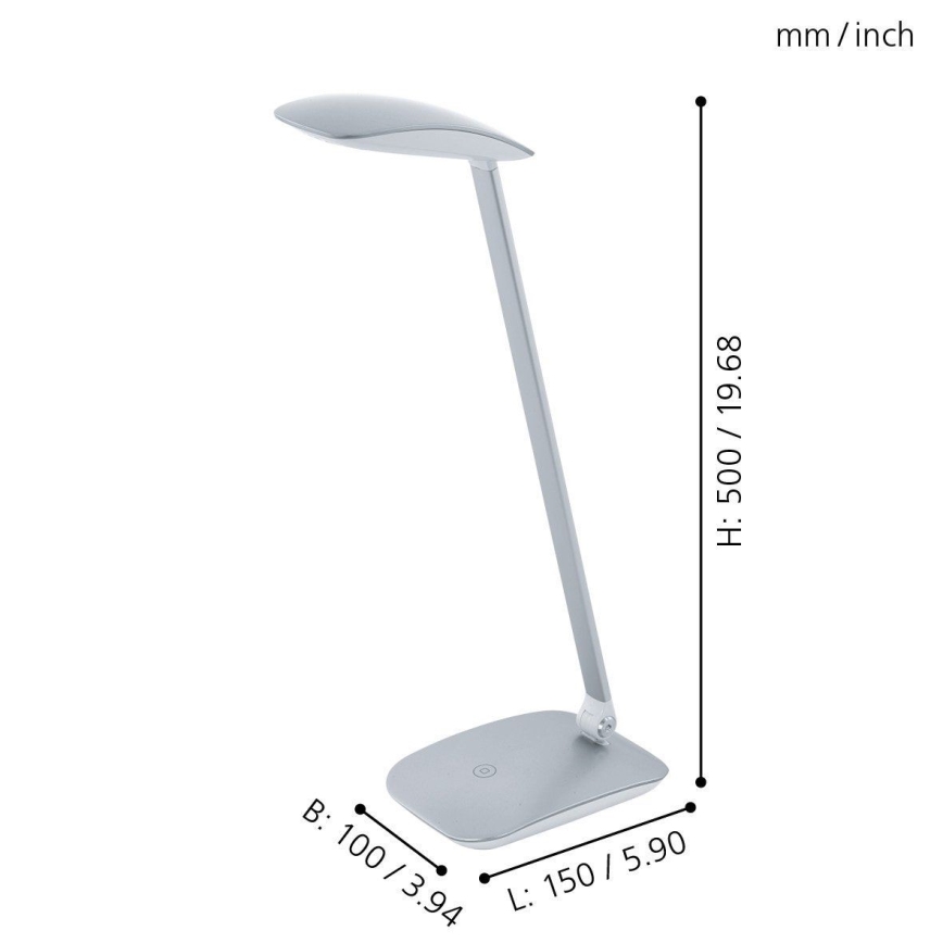 Eglo - Lampada LED da tavolo 1xLED/4,5W/USB