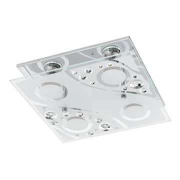 Eglo 96999 - Plafoniera LED AQUILA 4xGU10/3W/230V