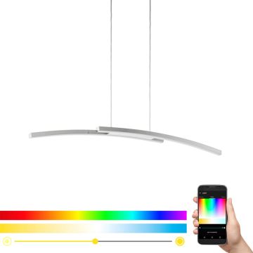 Eglo - Lampadario LED RGB a sospensione con filo dimmerabile FRAIOLI-C 2xLED/17W/230V