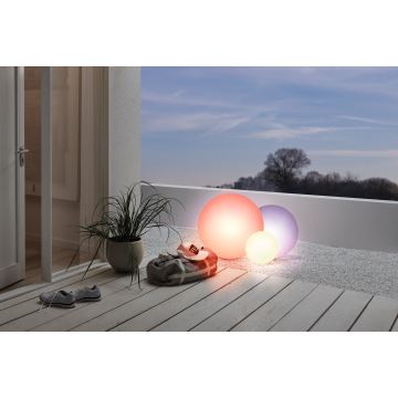 Eglo 98105 - Lampada da terra LED RGB da esterno MONTEROLO-C 1xE27/9W/230V IP65 ø300