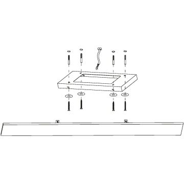 Eglo - Plafoniera LED RGB dimmerabile TURCONA-C LED/33W/230V + T