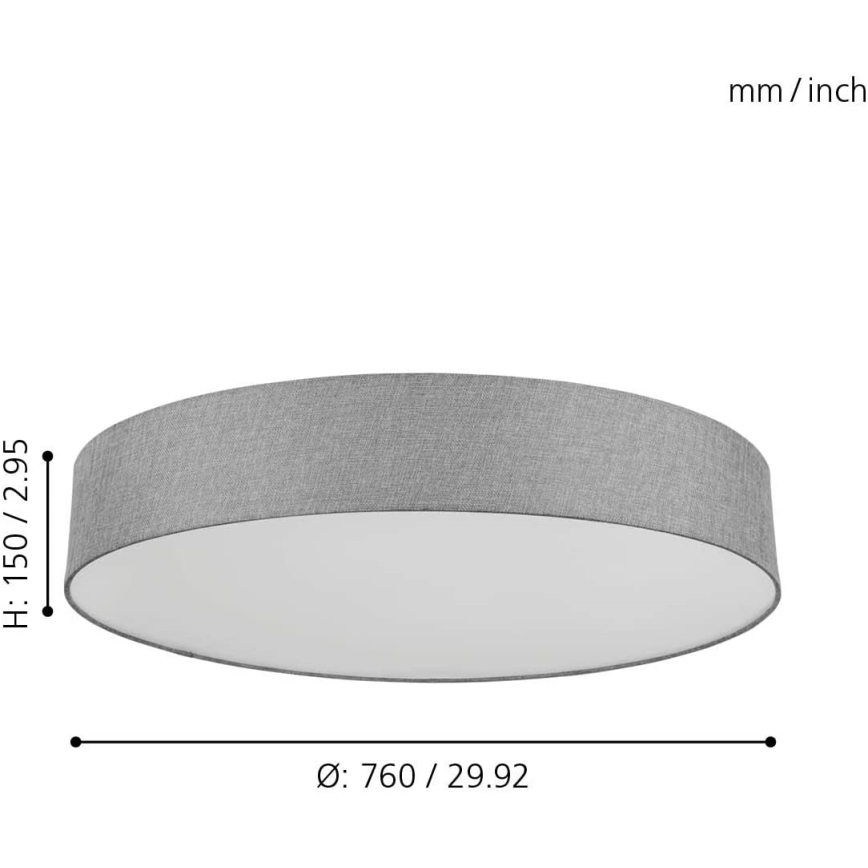 Eglo - Lampada LED RGB dimmerabile ROMAO-C LED/42W/230V + T
