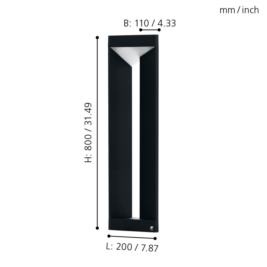 Eglo - Applique a LED da esterno LED/10W/230V IP54