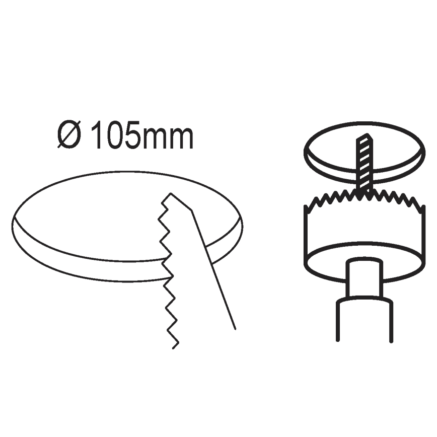 Eglo - Lampada LED da incasso LED/5,5W/230V