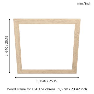 Eglo - Cornice per lampada 640x640 mm