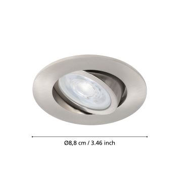 Eglo - LED RGBW Lampada da incasso dimmerabile LED/5W/230V ZigBee