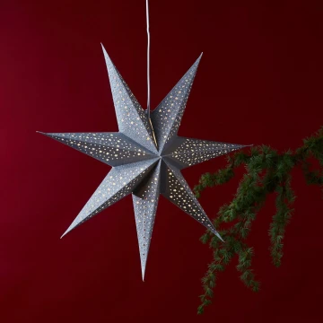 Eglo - Decorazione natalizia stella argento