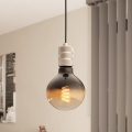 Eglo - Lampadario a sospensione con filo 1xE27/40W/230V cromo