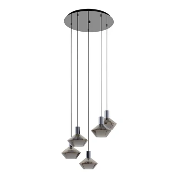 Eglo - Lampadario a sospensione con filo 5xE27/60W/230V