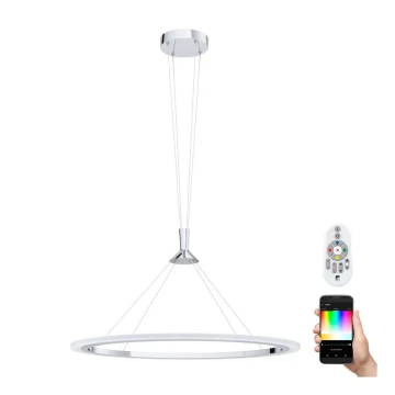 Eglo - Lampadario a sospensione con filo LED RGB dimmerabile HORNITOS-C LED/37W/230V + T