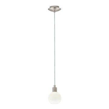 Eglo - Lampadario LED a sospensione con filo MY CHOICE 1xE14/4W/230V  cromo/bianco