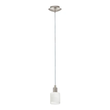 Eglo - Lampadario LED a sospensione con filo MY CHOICE 1xE14/4W/230V cromo/bianco