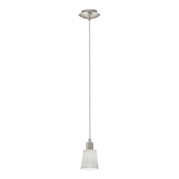 Eglo - Lampadario LED a sospensione con filo MY CHOICE 1xE14/4W/230V  cromo/color crema