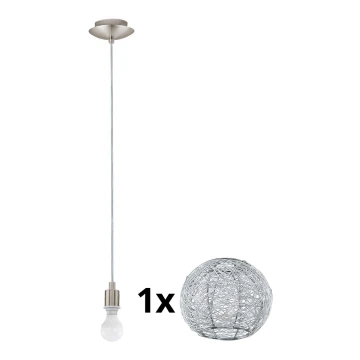 Eglo - Lampadario LED a sospensione con filo MY CHOICE 1xE14/4W/230V cromo