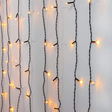 Eglo - Tenda natalizia LED da esterno 80xLED 1,3m IP44 bianco caldo