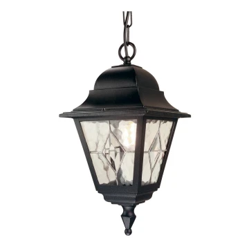 Elstead NR9-BLK - Lampadario da esterno NORFOLK 1xE27/100W/230V IP43